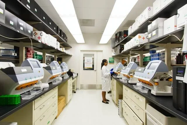 Interior of a clinical laboratory